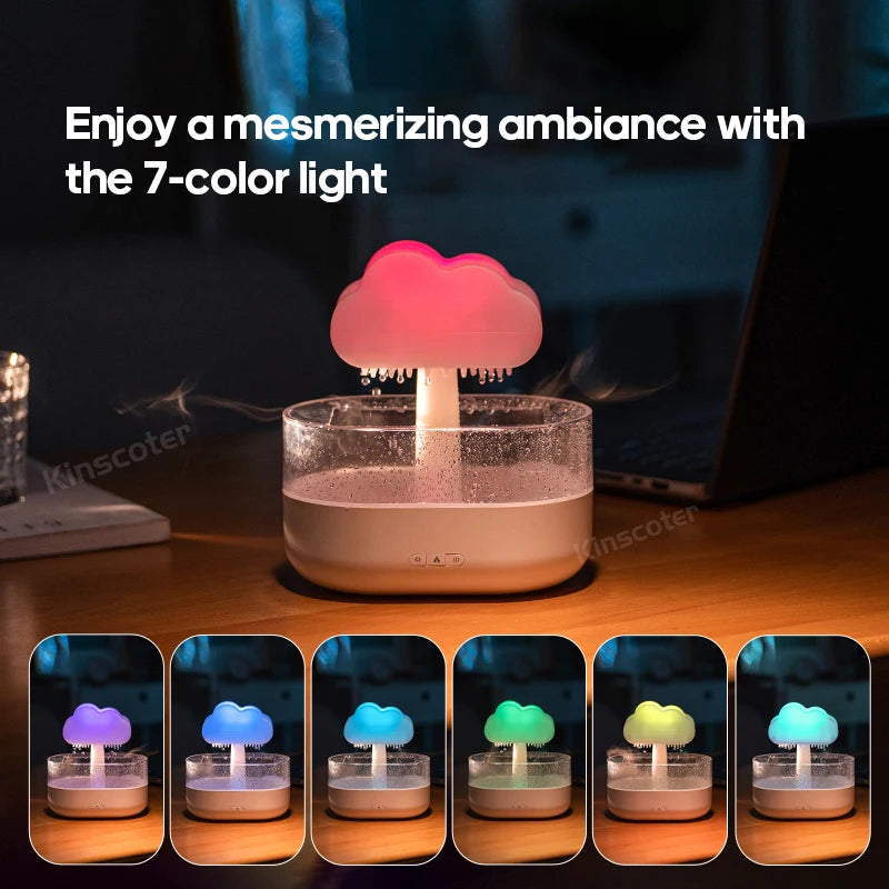 Cloud Air Humidifier - Ultrasonic Aroma Diffuser with Night Light