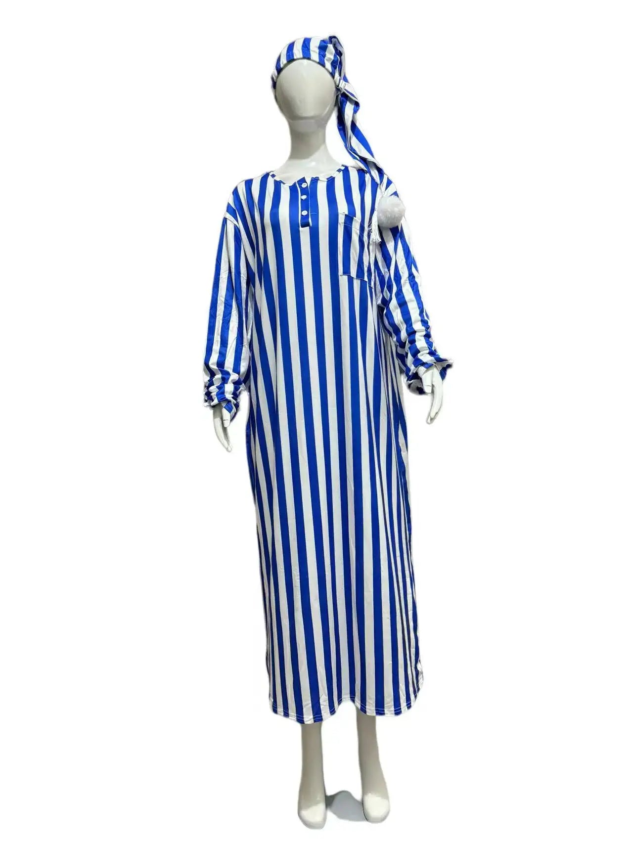 2025 Autumn Men's Nightgown Male Long Robe Solid Thin Loose Plus Size Long Sleeve One-Piece Pajamas for Men Bathrobe Homewear
