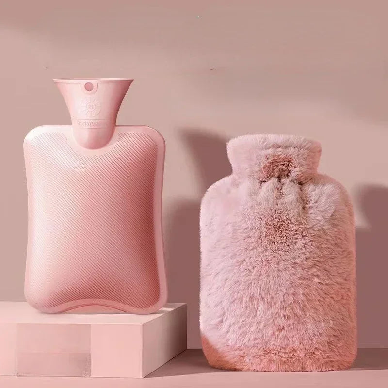 Rabbit-like Plush Hot Water Bottle | PVC Hand Warmer
