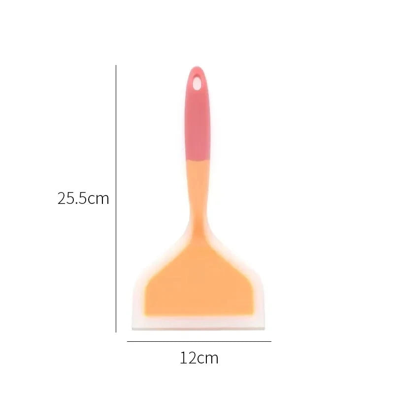 Dual-Color Silicone Spatula | Non-Stick & Heat-Resistant Kitchen Tool