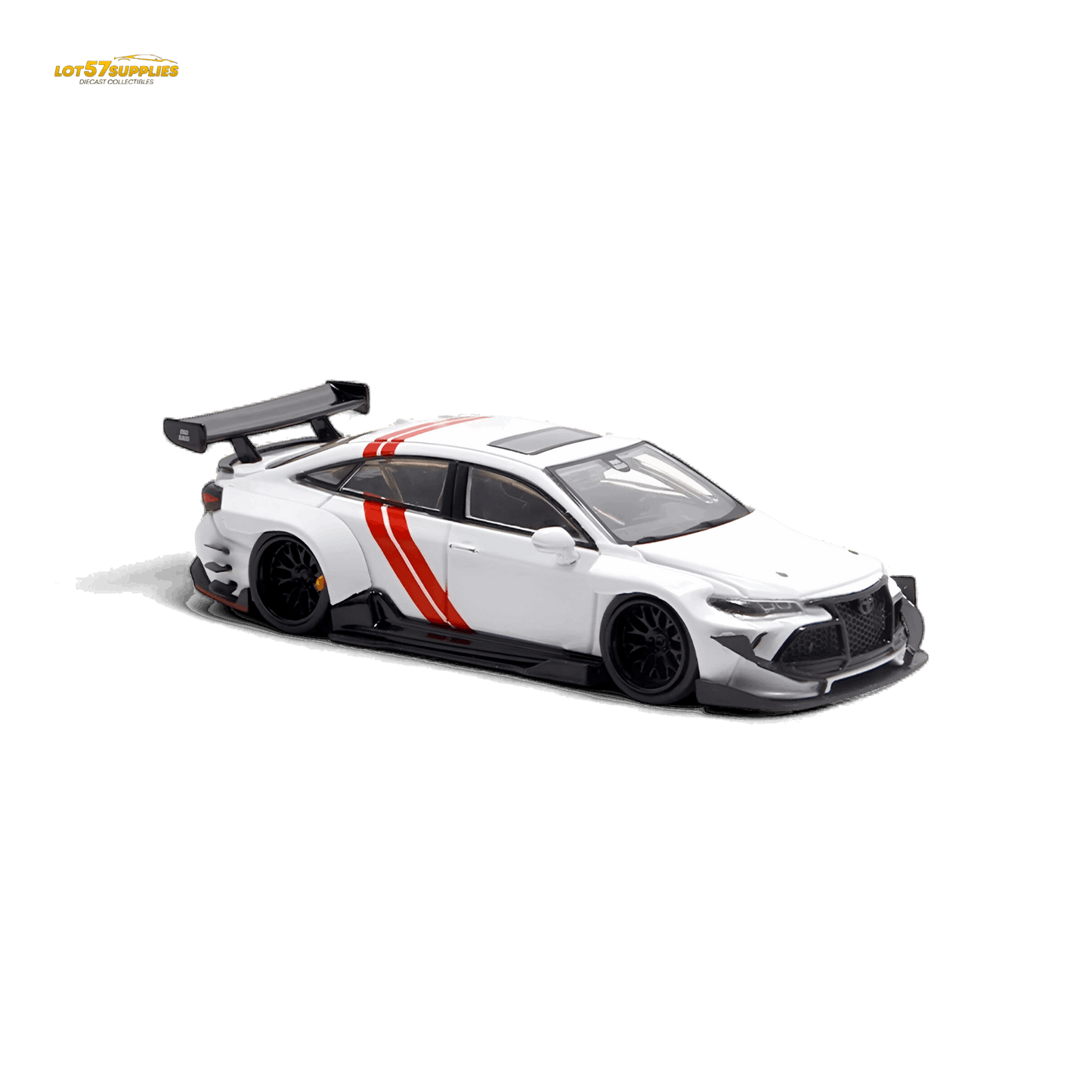 LMF Toyota Avalon Modified Concept - White Livery 1:64