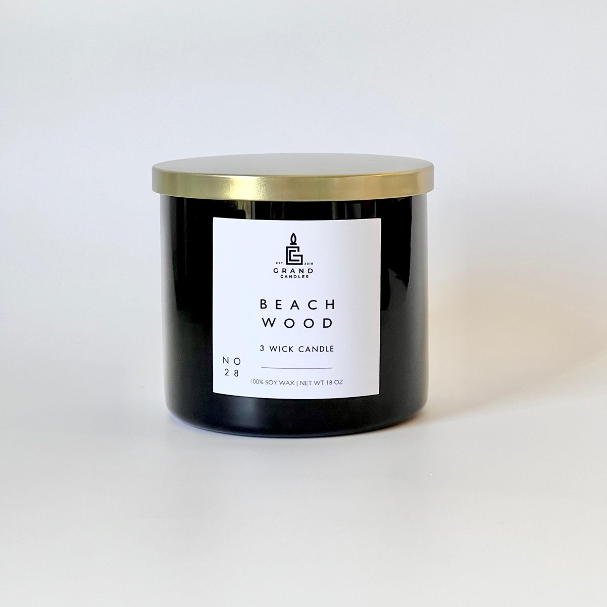 Beachwood Soy Candle – Earthy Coastal Breeze