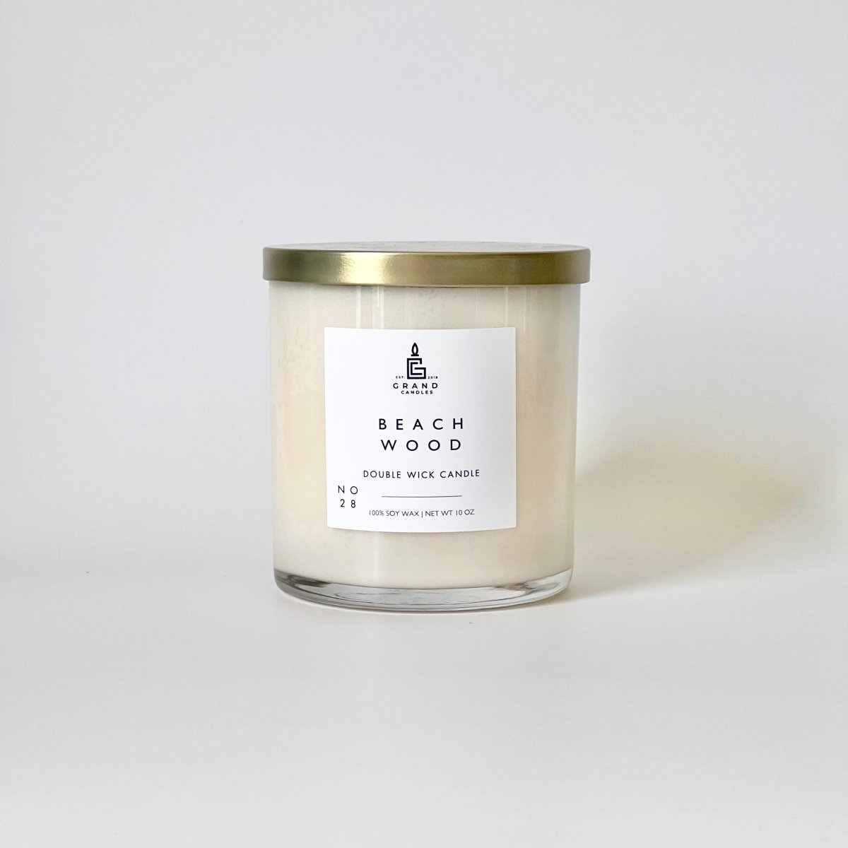 Beachwood Soy Candle – Earthy Coastal Breeze