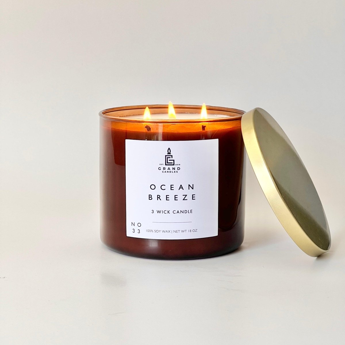 Ocean Breeze Soy Candle