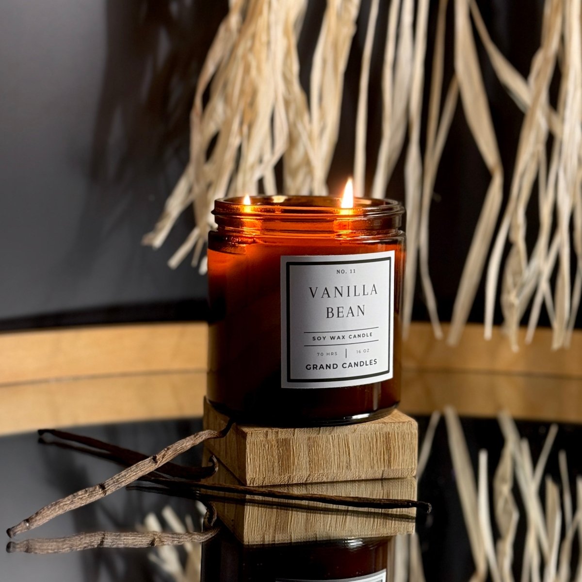 Vanilla Bean Soy Candle – Warm, Sweet & Comforting
