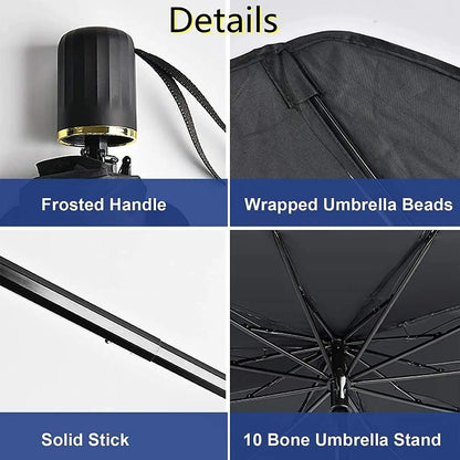 51" Car Sun Shade Umbrella | Foldable Windshield Visor