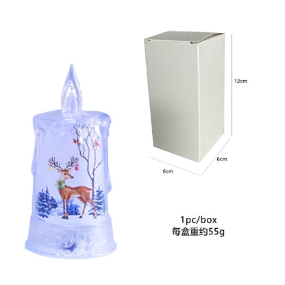 Flameless Christmas Character Candle