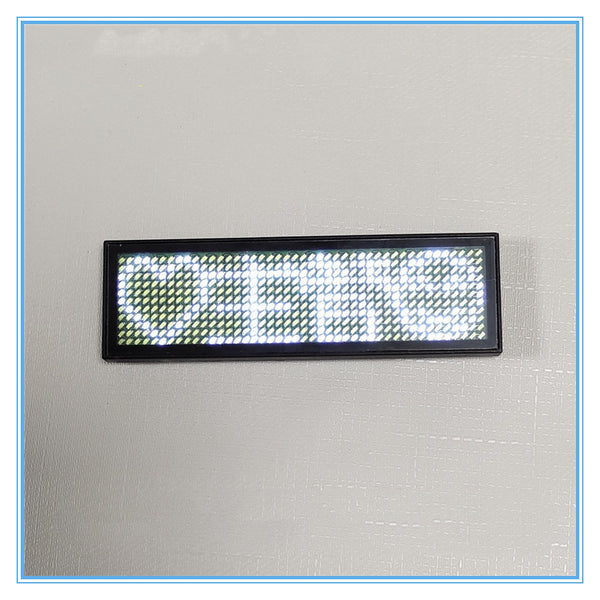 Work Badge Brooch Character Display Luminous Driving License