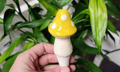 Mini Toadstool Ceramic Plant Watering Spike