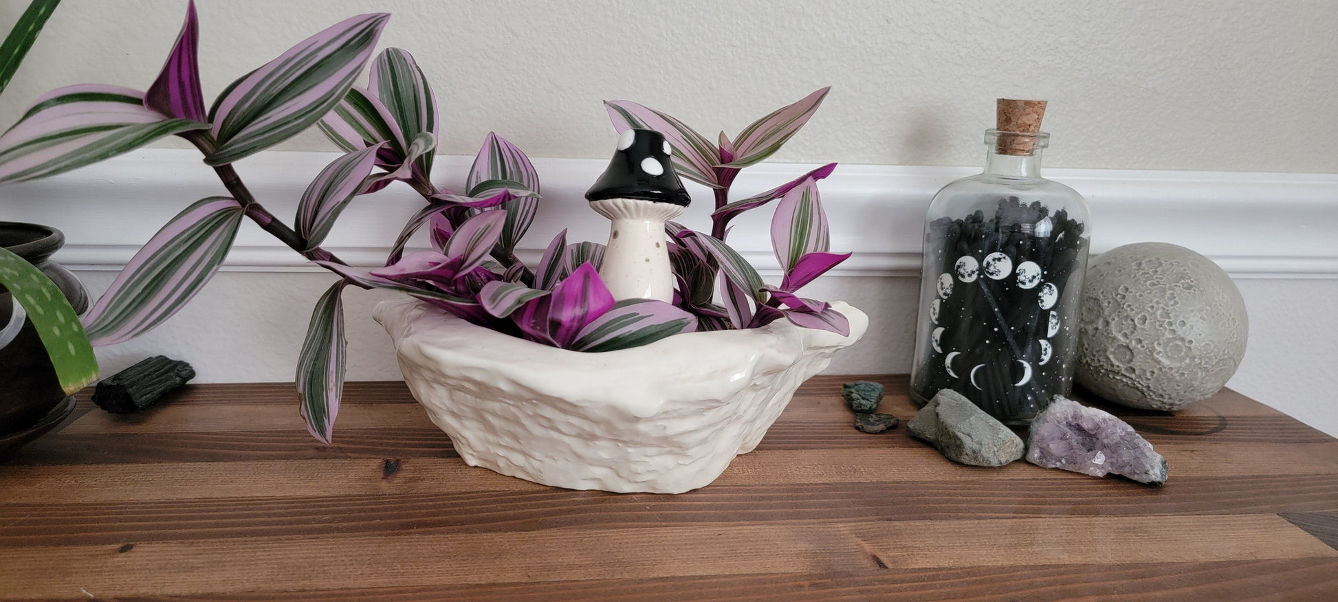 Mini Toadstool Ceramic Plant Watering Spike