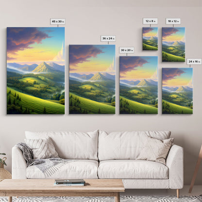 Modern Wall Art | Premium Canvas Prints | Hand-Stretched Giclée Artwor