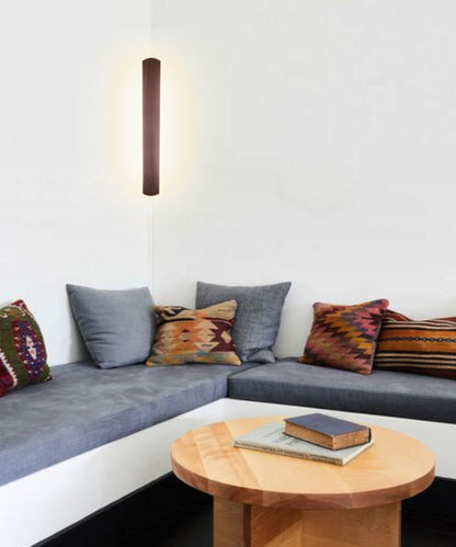 3"W Solid Wood Hover Plank Corner/Wall Accent Light Plug-In
