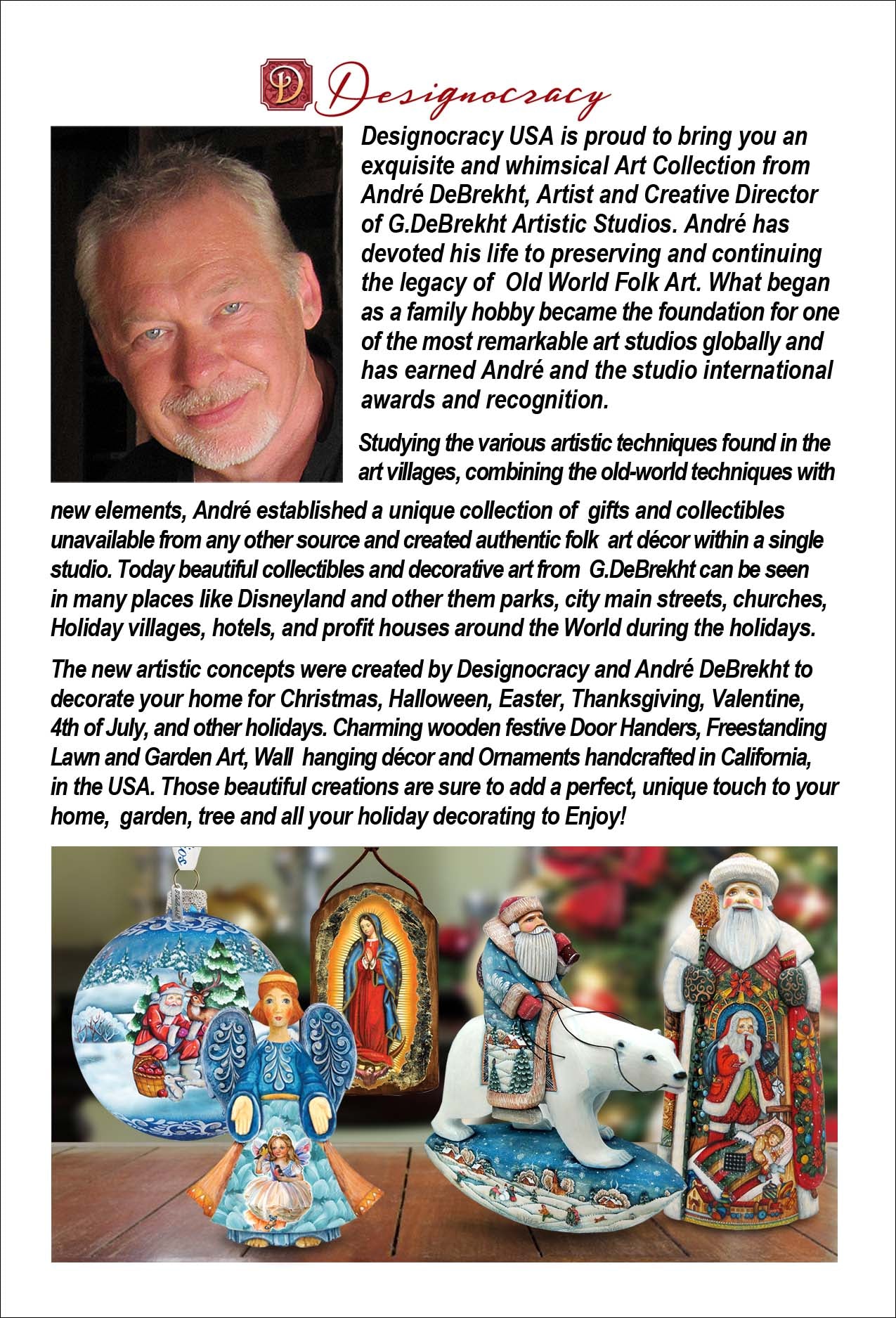 Northern Light Santa Door Decor | Unique Christmas Wreath