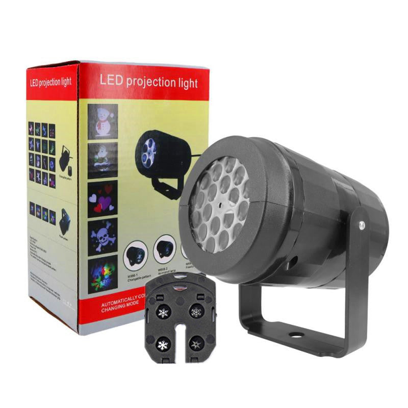 Dynamic Rotating Snowflake Projector for Outdoor Xmas Decor