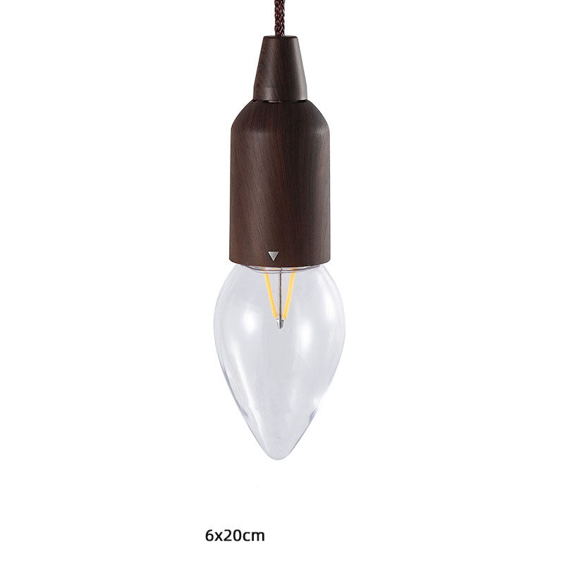 Retro LED Cable Lights: Portable Camping Tent Chandelier