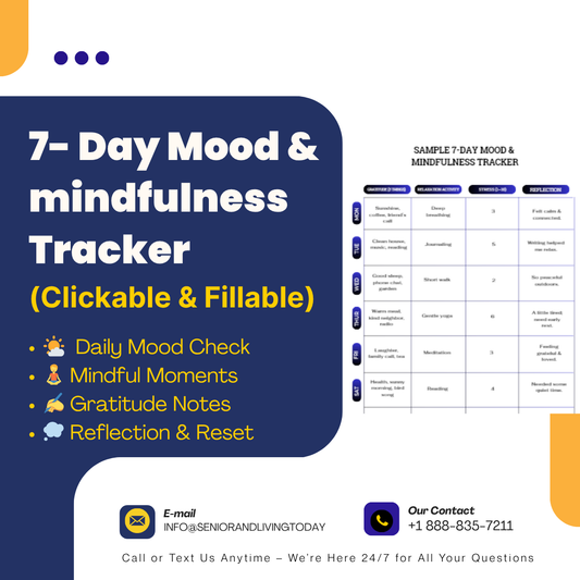 7 Day Mood Mindfulness Tracker