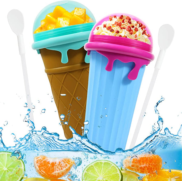 500ML Large Capacity Slushy Cup Summer Squeeze Homemade Juice Water