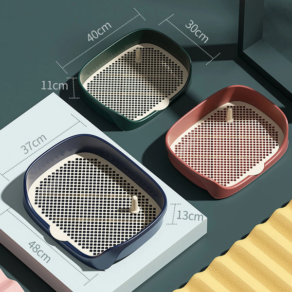 Pet Dog Toilet For Cat Portable Indoor Outdoor With Protection Wall