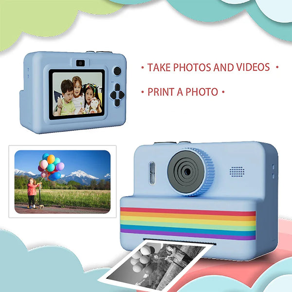 Kids Camera Instant Print 2 8 Inch Screen USB Charging Children