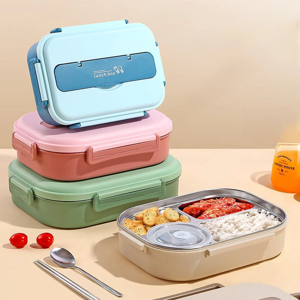 New 316l Stainless Steel Lunch Box For Kids Insulated Portable Bento
