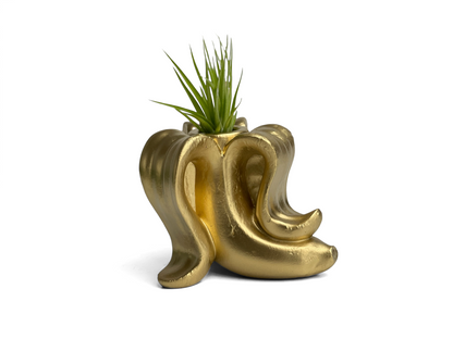 Handmade Concrete Banana Air Plant Holder