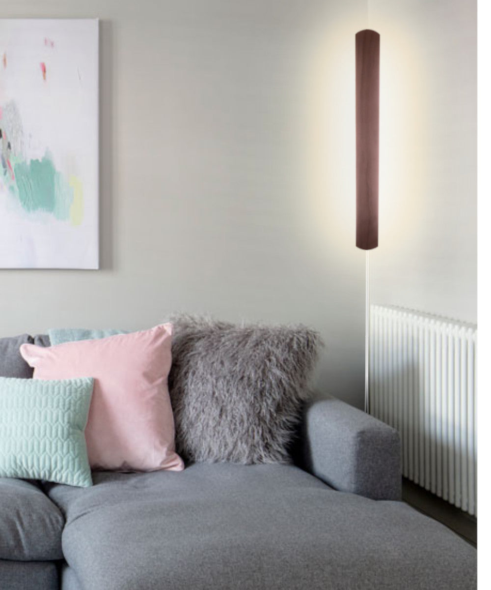 3"W Solid Wood Hover Plank Corner/Wall Accent Light Plug-In
