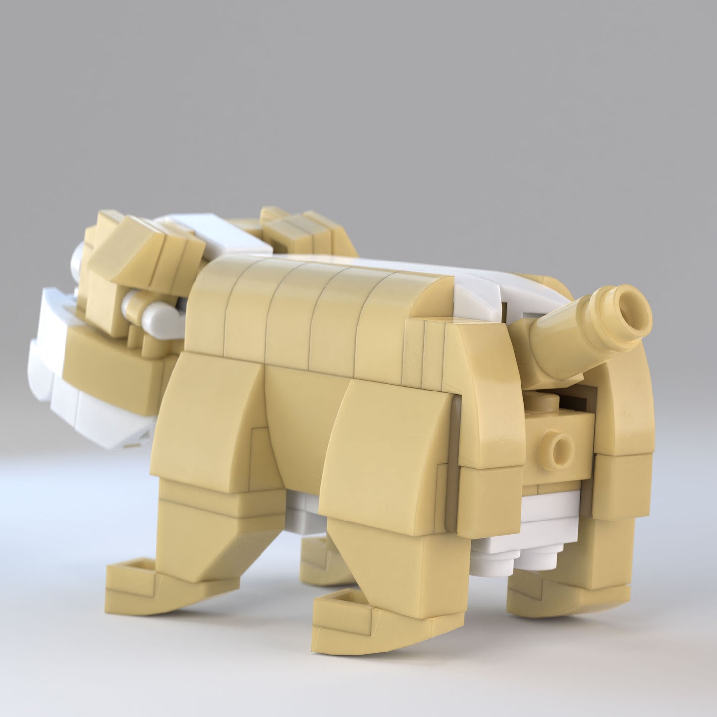 Bulldog - Building Set made using LEGO parts