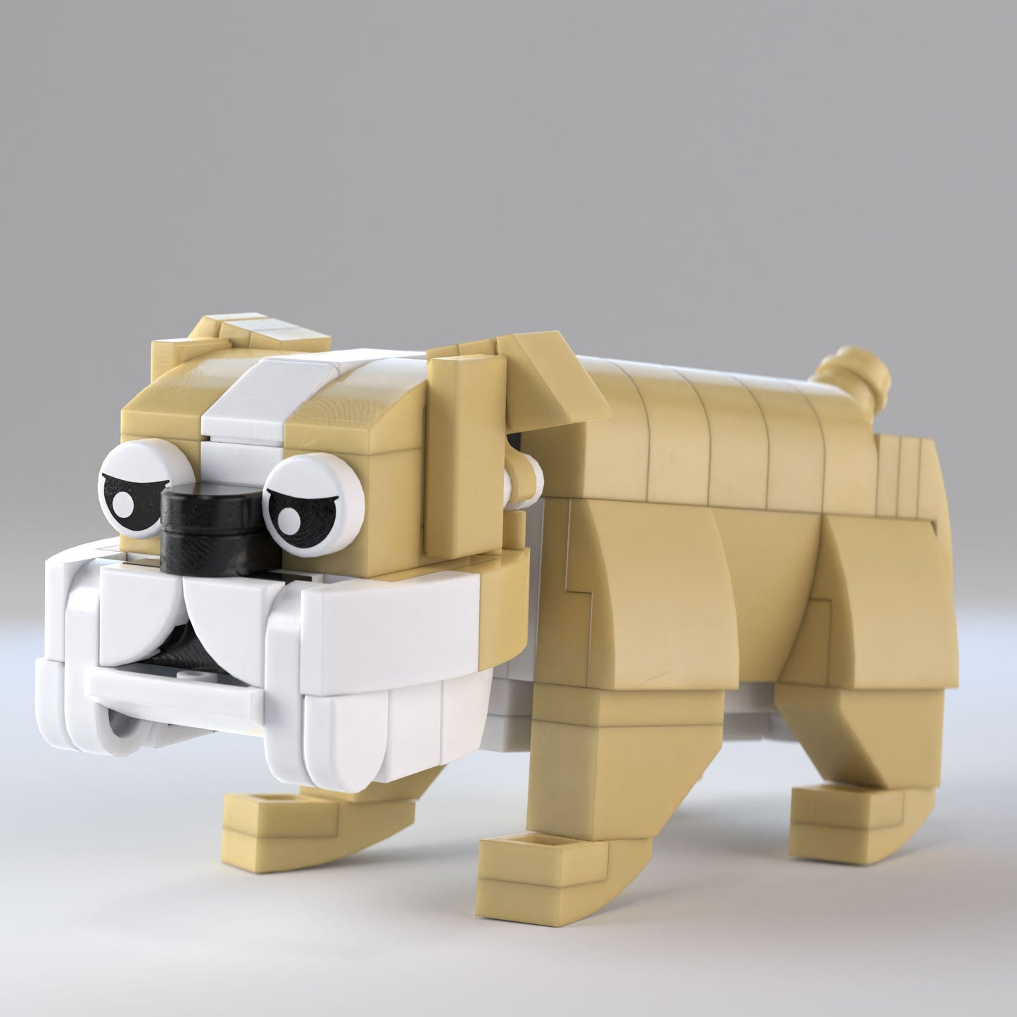 Bulldog - Building Set made using LEGO parts