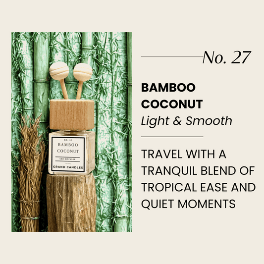 Bamboo Coconut Car Diffuser