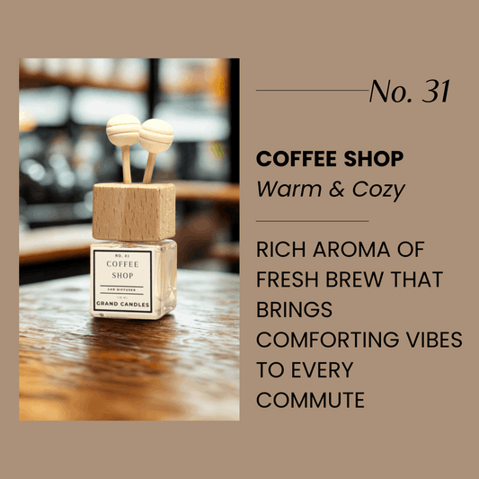 Coffee Shop Car Diffuser – Warm, Sweet & Cozy