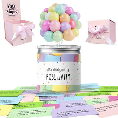 The Positivity Jar: Uplifting Quotes & Daily Affirmations Gift Box Set