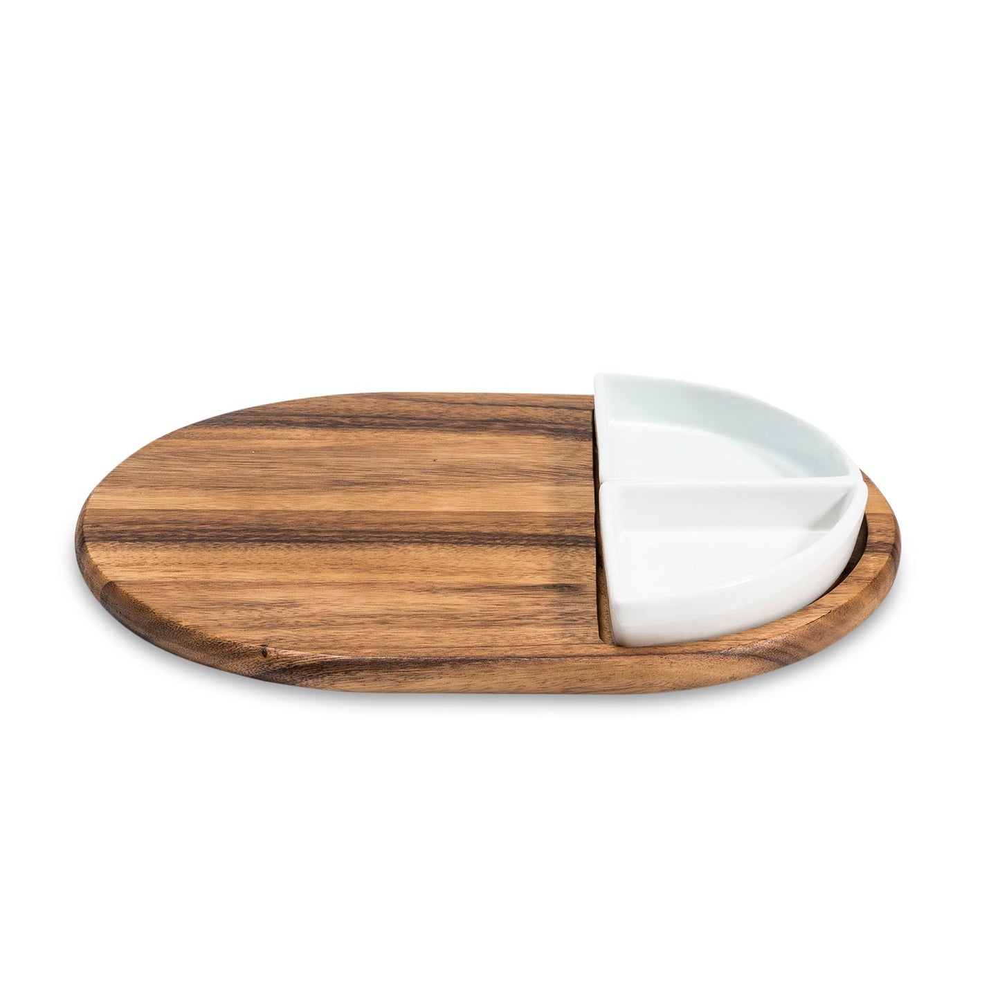 Charcuterie Board with 2 Ceramic Bowls
