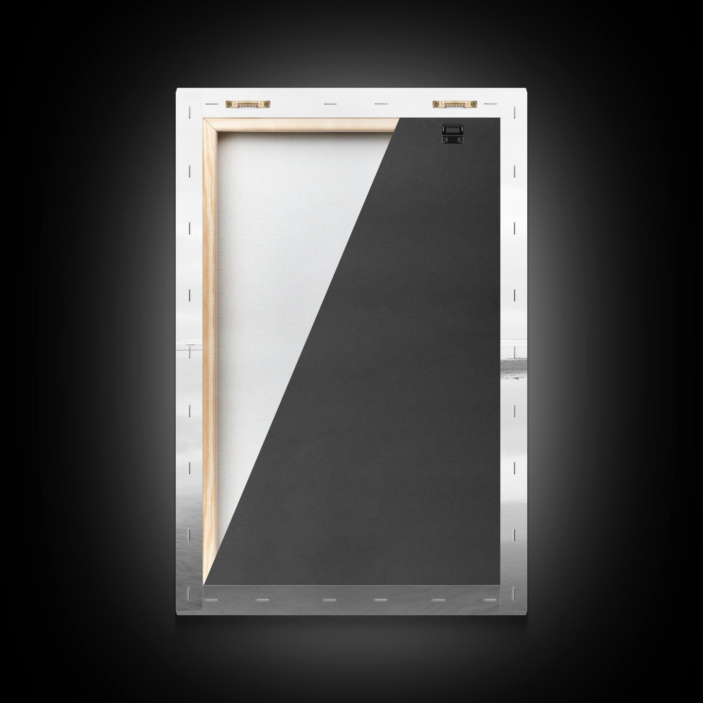 Island Reflection, Twin Trees, Still Water, Minimal Seascape, Zen Decor, Black and White Art