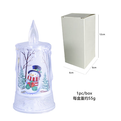 Flameless Christmas Character Candle