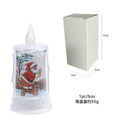 Flameless Christmas Character Candle