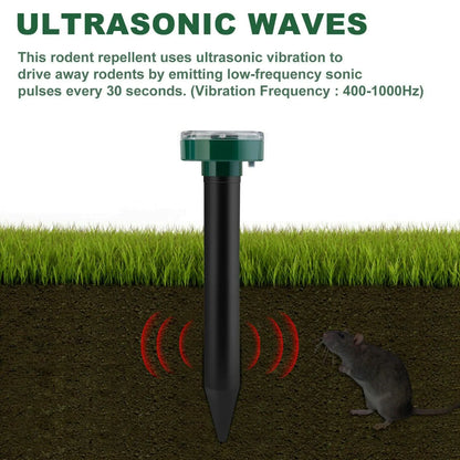 Solar Animal Repeller | Ultrasonic Pest Control LED