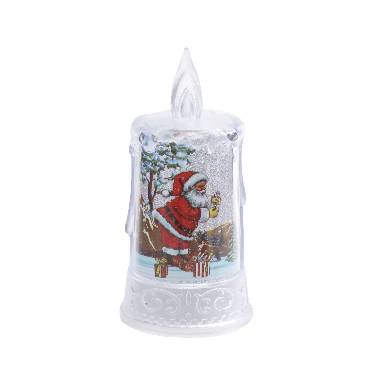 Flameless Christmas Character Candle