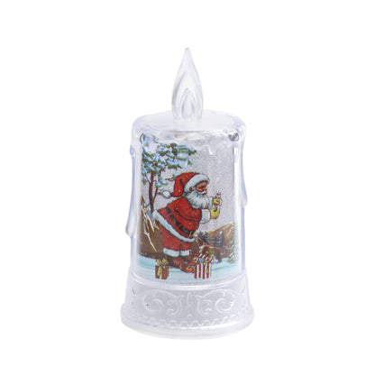 Flameless Christmas Character Candle