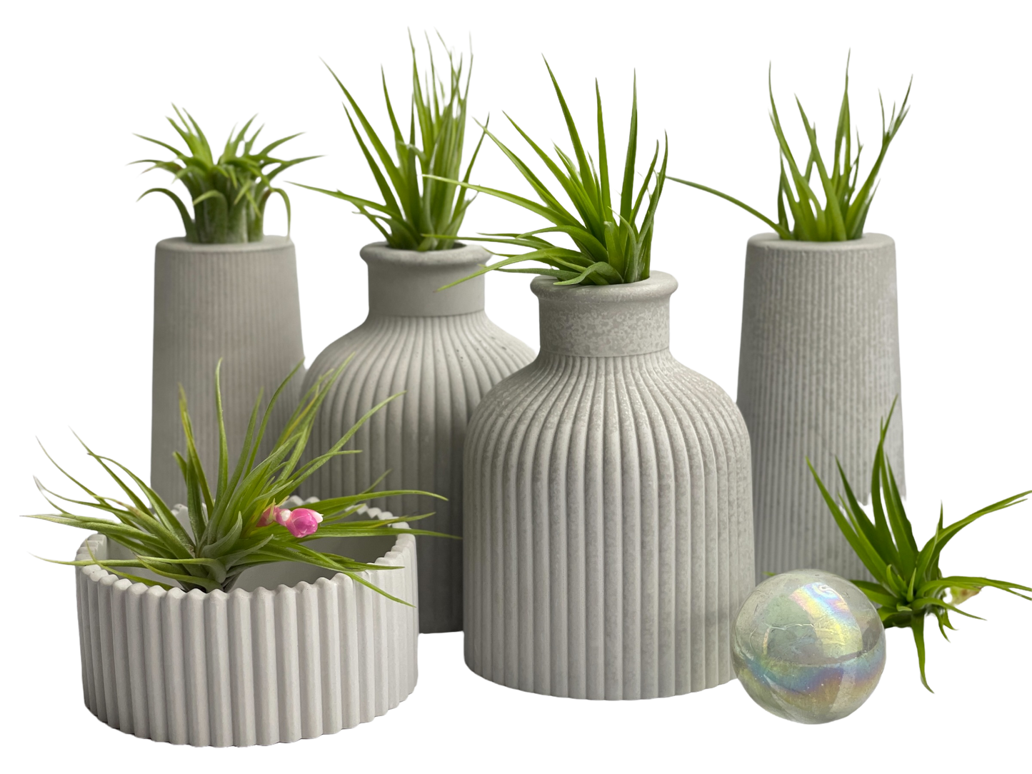 Handmade Concrete Planter – Minimalist Succulent & Herb Pot