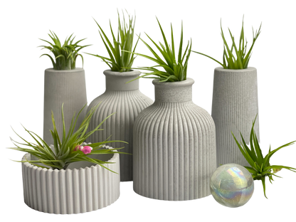 Handmade Concrete Planter – Minimalist Succulent & Herb Pot