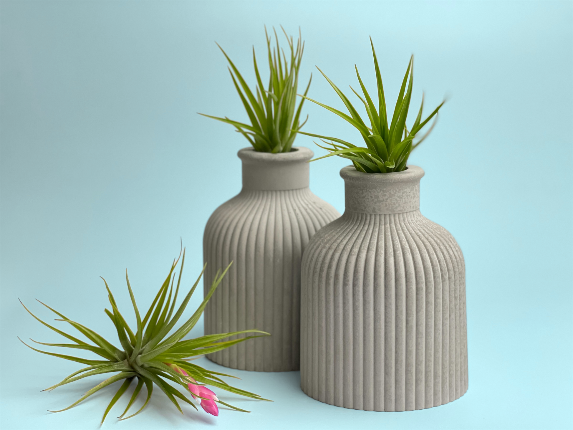 Handmade Concrete Planter – Minimalist Succulent & Herb Pot