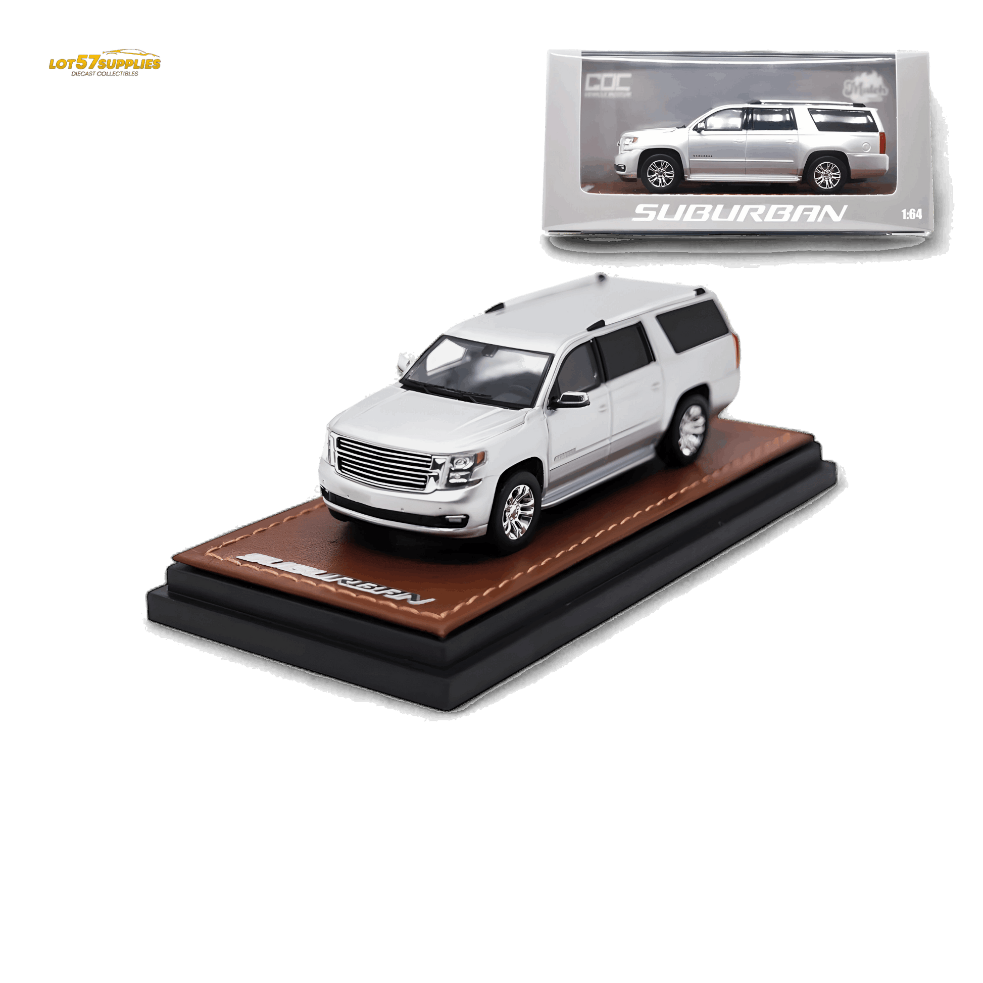 GOC Chevrolet Suburban 2015 - Silver 1:64
