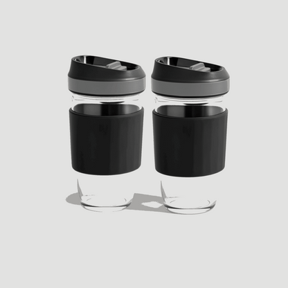 Borosilicate Glass Coffee Cups (2 Cups)