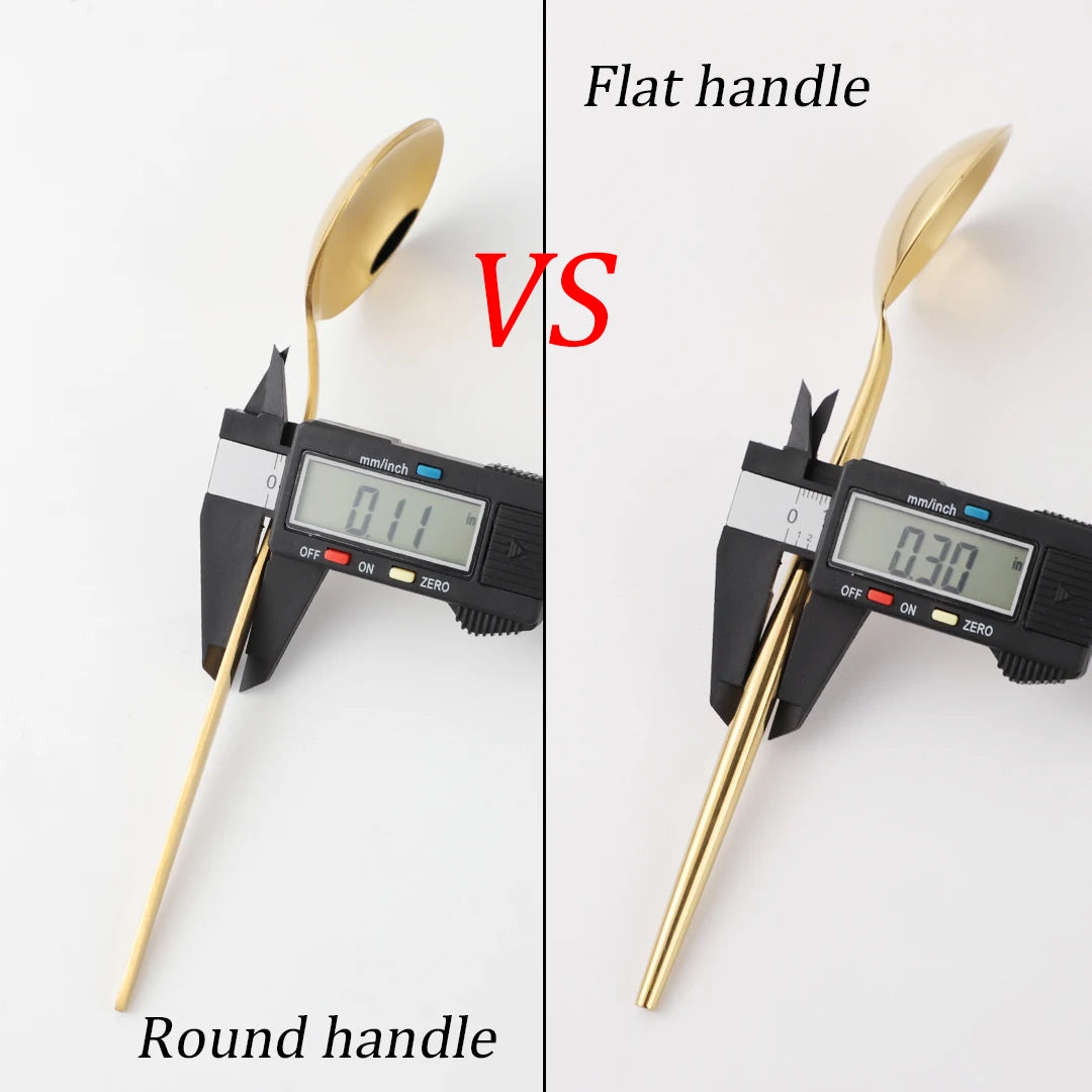 Gold Cutlery Set Forks Spoons Knives Tableware Steel Cutlery Set Stainless Steel Dinnerware Set Spoon Knife Fork Custom Logo