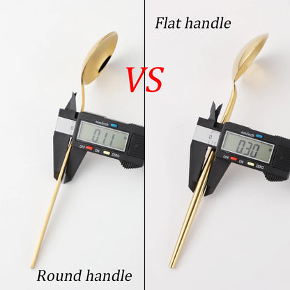 Gold Cutlery Set Forks Spoons Knives Tableware Steel Cutlery Set Stainless Steel Dinnerware Set Spoon Knife Fork Custom Logo