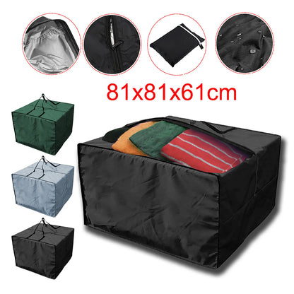 Waterproof Outdoor Cushion Storage Bag – Large Capacity