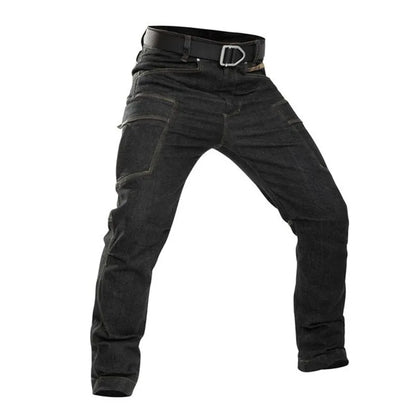 Elasticity Cargo Jeans Men - Waterproof Tactical Trousers with Multi-Pockets