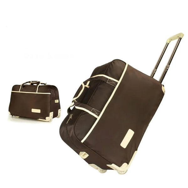 Women Travel Bag On Wheels Luggage Suitcasetrolley Luggage Rolling