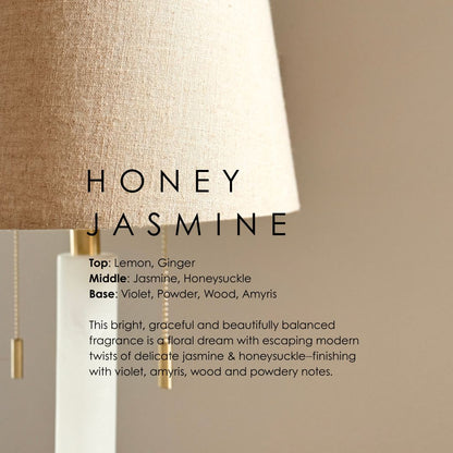 Honey Jasmine Soy Candle – Floral, Fresh & Graceful Aroma