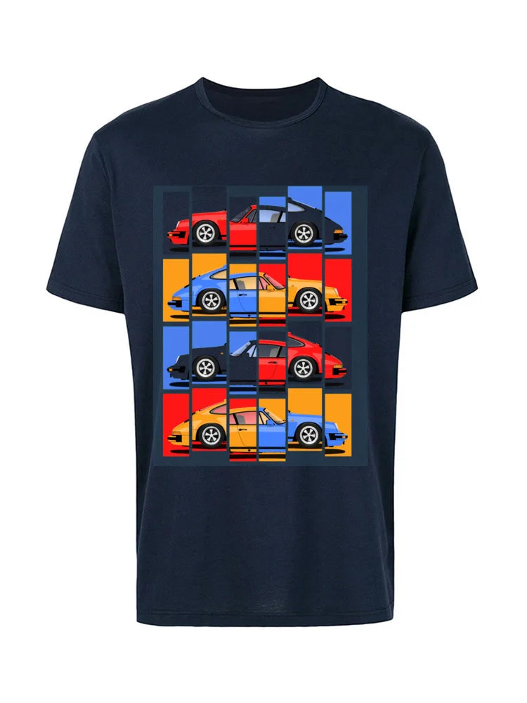 Japanese T-Shirts Car Styling Cool Men's T-Shirt - Plus Size Cotton Tee-Shirt